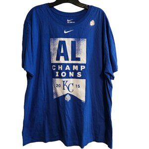 XXL Nike Kansas City Royals 2015 American league champions